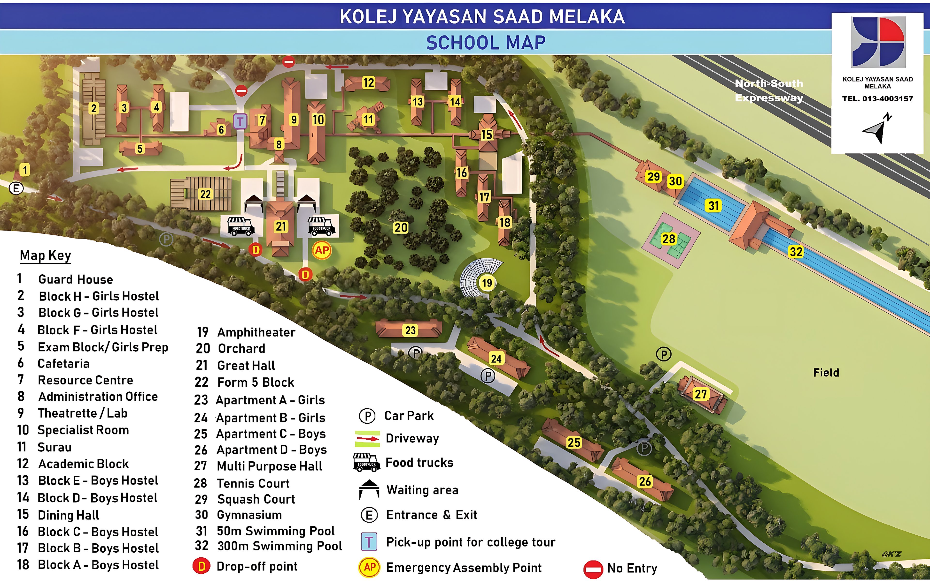 KYSM Campus Map